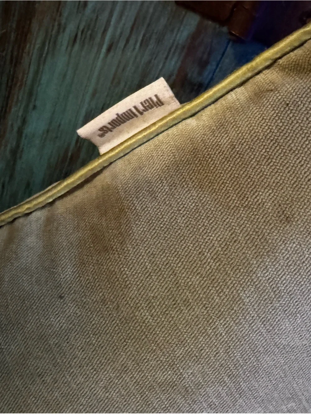 Set of 2 Pier 1 Throw Pillows in Sage